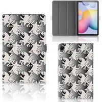 B2Ctelecom Samsung Galaxy Tab S6 Lite | S6 Lite (2022) Flip Case Salamander Grey