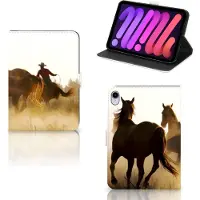 B2Ctelecom iPad Mini 6 (2021) Flip Case Design Cowboy