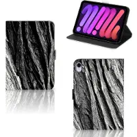 B2Ctelecom Tablet Book Cover iPad Mini 6 (2021) Boomschors Grijs