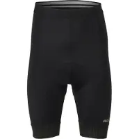 Agu Essential Fietsshort Heren met Zeem - Fietsbroek - Zwart - Maat XL