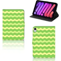 B2Ctelecom iPad Mini 6 (2021) Tablet Hoes Waves Green