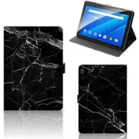 B2Ctelecom Lenovo Tab E10 Leuk Tablet hoesje Marmer Zwart - Origineel Cadeau Vader