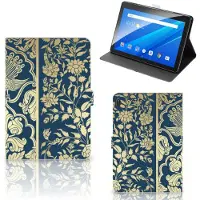 B2Ctelecom Lenovo Tab E10 Tablet Cover Beige Flowers