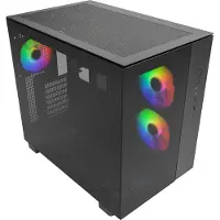 Montech Gaming PC behuizing - - King 65 PRO - Dubbele kamer - Glas panelen - 3 ARGB ventilatoren