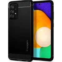 Spigen Rugged Armor Samsung Galaxy A52s / A52 Back Cover Zwart