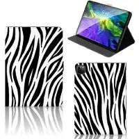 B2Ctelecom iPad Pro 11 2020/2021/2022 Flip Case Zebra