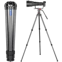Leofoto LM-323C tripod Digitaal/filmcamera 3 poot/poten Zwart