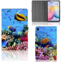B2Ctelecom Samsung Galaxy Tab S6 Lite | S6 Lite (2022) Flip Case Vissen