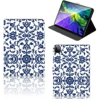 B2Ctelecom iPad Pro 11 2020/2021/2022 Tablet Cover Flower Blue