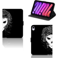 B2Ctelecom Tablettasje iPad Mini 6 (2021) Skull Hair