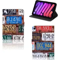 B2Ctelecom iPad Mini 6 (2021) Tablet Hoesje met foto Kentekenplaten