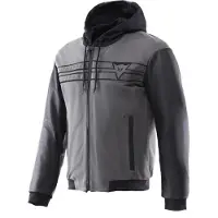 Dainese Vintedge, leren jas ,grijs/zwart ,56