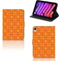 B2Ctelecom iPad Mini 6 (2021) Tablet Hoes Batik Oranje
