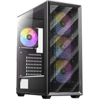 Antec AX85 ARGB, zwarte behuizing voor gaming-pc, Midi Tower, ATX