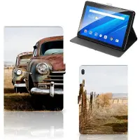 B2Ctelecom Lenovo Tab E10 Tablet Hoesje met foto Vintage Auto