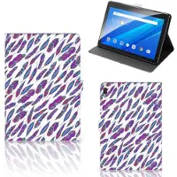 B2Ctelecom Lenovo Tab E10 Tablet Hoes Feathers Color