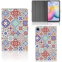 B2Ctelecom Samsung Galaxy Tab S6 Lite | S6 Lite (2022) Leuk Tablet hoesje Tiles Color