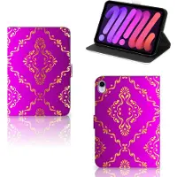 B2Ctelecom Tablet Hoes iPad Mini 6 (2021) Barok Roze