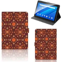 B2Ctelecom Lenovo Tab E10 Tablet Hoes Batik Brown