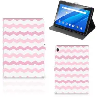 B2Ctelecom Lenovo Tab E10 Tablet Hoes Waves Roze
