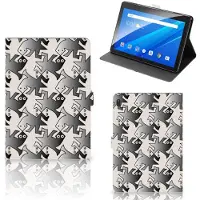 B2Ctelecom Lenovo Tab E10 Flip Case Salamander Grey