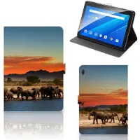 B2Ctelecom Lenovo Tab E10 Flip Case Olifanten