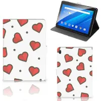 B2Ctelecom Lenovo Tab E10 Tablet Hoes Hearts