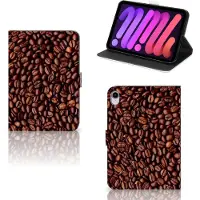 B2Ctelecom iPad Mini 6 (2021) Tablet Stand Case Koffiebonen