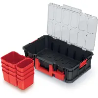 Prosperplast Modulaire transportkrat (dozen) MODULAR SOLUTION, afmetingen: 517x331x134 mm - kleur: zwart