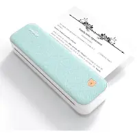 Peripage Originele A40 Draagbare Bluetooth Printer Blauw - Thermisch - Mobiel- A4- Zwart Wit - Inclusief een rol thermisch papier -Draadloos - Compact - Draagbaar