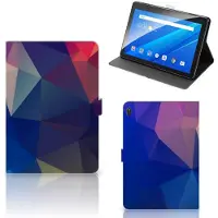 B2Ctelecom Lenovo Tab E10 Tablet Beschermhoes Polygon Dark