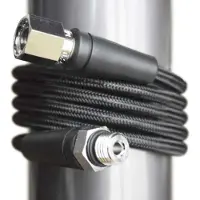 Miflex Carbon Hd Hp 7/16 Hose Zwart 110 cm
