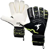 Precision Junior Fusion X Pro Roll Finger Giga Goalkeeper Gloves Zwart 6 Kinderen