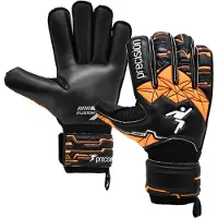 Precision Junior Fusion X Roll Finger Protect Goalkeeper Gloves Zwart 6 Kinderen