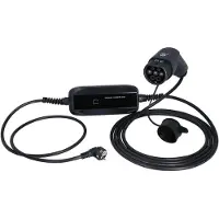 Ks Tools efuturo mobiele laadstation met Type 2 laadkabel, 1 fase, tot 3,7 kW, tot 16 A, 230 V, modus 2, LCD-display, Schuko-stekker