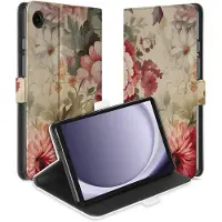 B2Ctelecom Uniek Samsung Galaxy Tab A9 Tablethoesje Bloemen Design | B2C Telecom