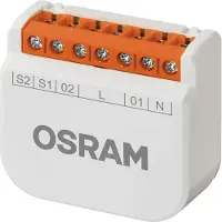 Osram SMART+ WiFi-schakelmodule, 2-kanaals, inbouw, IP20 WiFi, wit / opaal, Kunststof