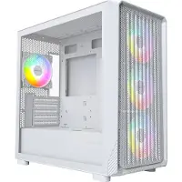 Montech X5M Midi-tower PC-behuizing, Behuizing, Gaming-behuizing Wit