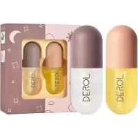 DEROL 2 stuks DAG en Nacht Lip plumpers | Natuurlijke Lip Plumpers | 50% Vollere lippen in 2 min | Lip Filler | Lipgloss | Lip Maximizer | Cadeautip | In een schattige cadeauverpakking!