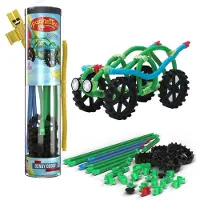 Spaghetteez - Bendy Buggy - Flexibele Bouwstaafjes - Speelgoed 5,6,7,8 Jaar Jongens en Meisjes- Constructie Speelgoed- Montessori Speelgoed- Educatief Speelgoed