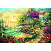 Grafika puzzel Sunrise by the Sea - 1000 stukjes legpuzzel.