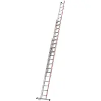 Hymer touwladder met wandgeleiders, 3x14 treden