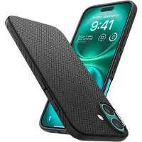 Spigen Liquid Air Backcover voor de Apple iPhone 16 Plus - Matte Black