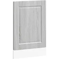 vidaXL Vaatwaspaneel Porto 45x1,5x57cm bewerkt hout grijs sonoma eiken