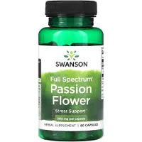 Swanson Health Volledig-spectrum passiebloem, 500mg - 60 caps
