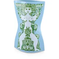Bjørn Wiinblad Nina vaas Lichtblauw-groen, 28,5 cm