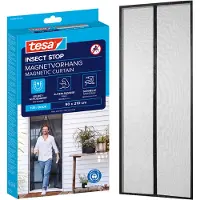 TESA Vliegengordijn (insectstop) - 90x210cm - Zwart - Kunststof