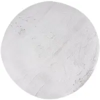 Muratap Heaven fluffy soft vloerkleed hoogpolig effen tapijt - 160 cm rond