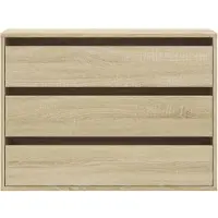 vidaXL Ladekast 80x41x58 cm bewerkt hout sonoma eikenkleurig