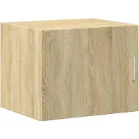 vidaXL Opbergkast smal 50x42,5x225 cm bewerkt hout sonoma eikenkleurig